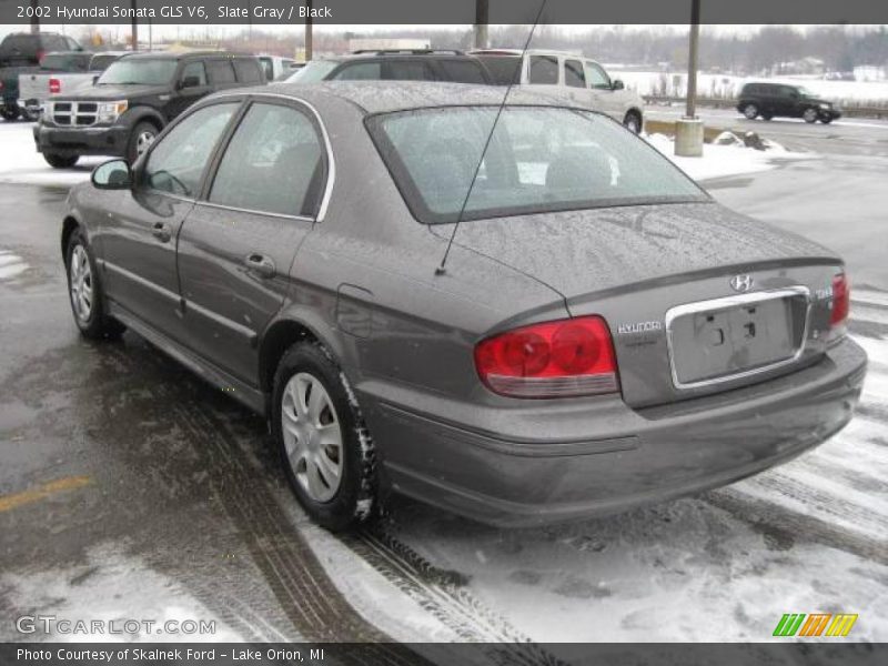 Slate Gray / Black 2002 Hyundai Sonata GLS V6