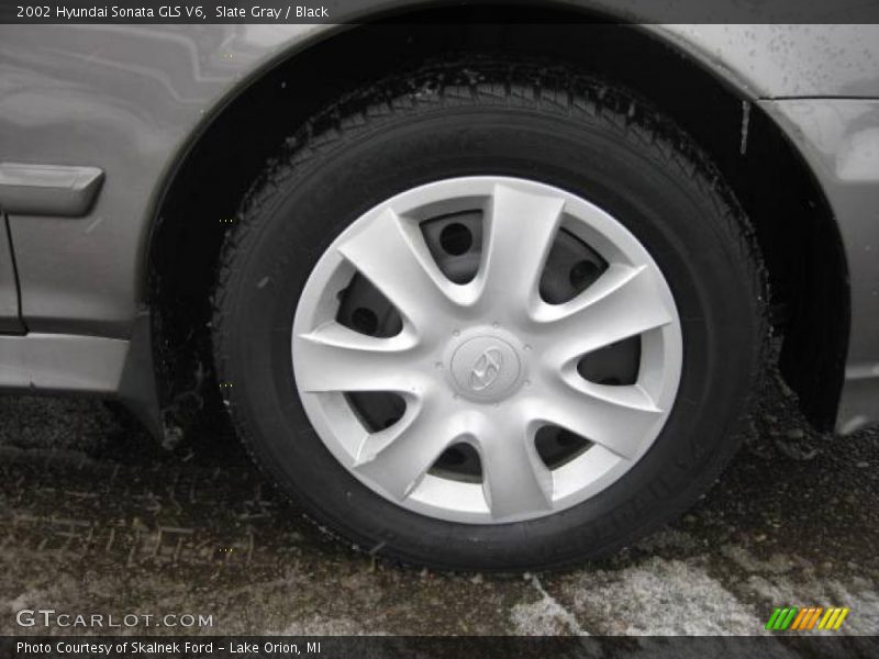Slate Gray / Black 2002 Hyundai Sonata GLS V6