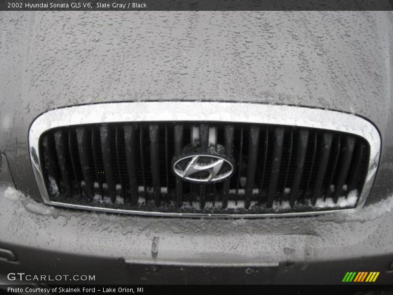 Slate Gray / Black 2002 Hyundai Sonata GLS V6