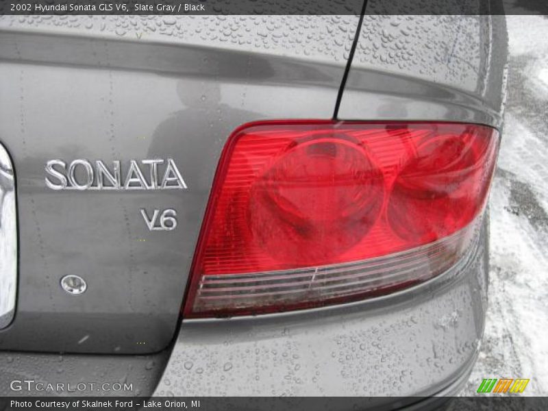 Slate Gray / Black 2002 Hyundai Sonata GLS V6