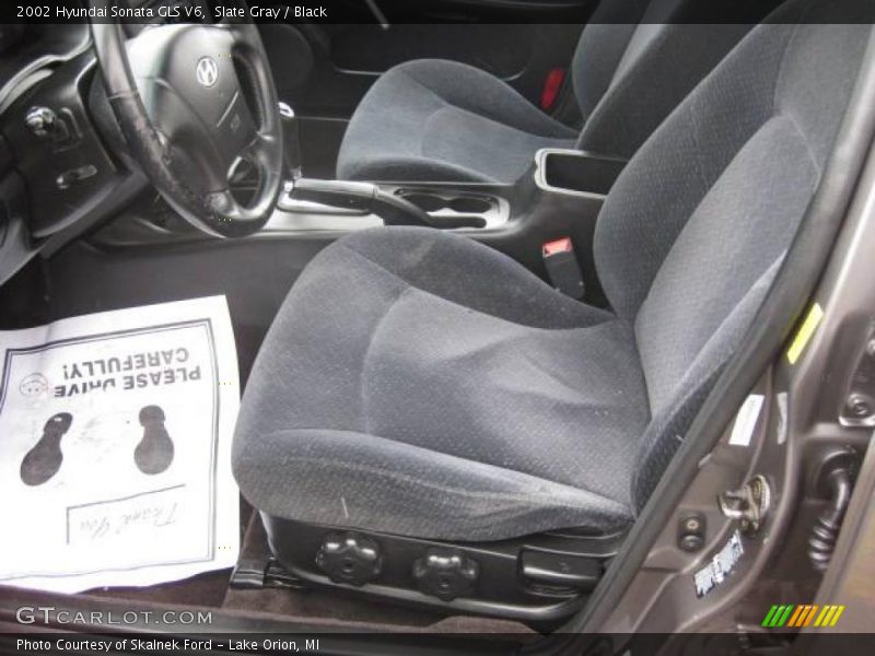 Slate Gray / Black 2002 Hyundai Sonata GLS V6