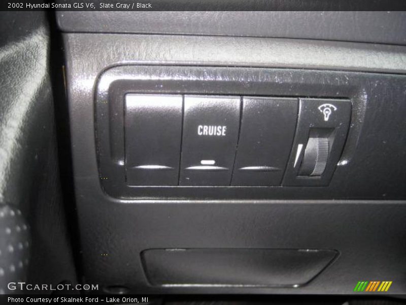 Slate Gray / Black 2002 Hyundai Sonata GLS V6