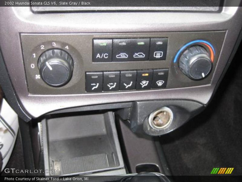 Slate Gray / Black 2002 Hyundai Sonata GLS V6