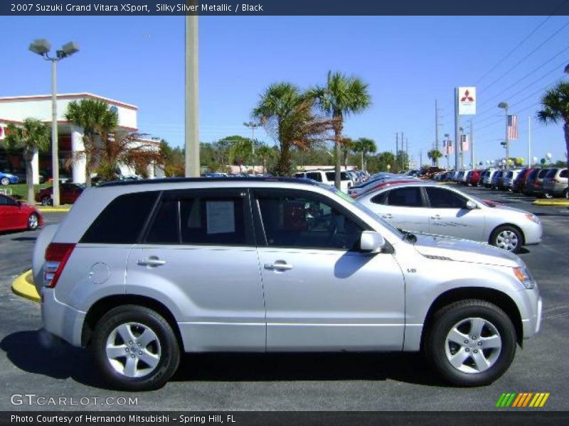 Silky Silver Metallic / Black 2007 Suzuki Grand Vitara XSport
