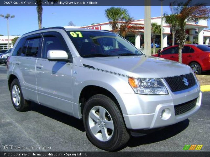 Silky Silver Metallic / Black 2007 Suzuki Grand Vitara XSport