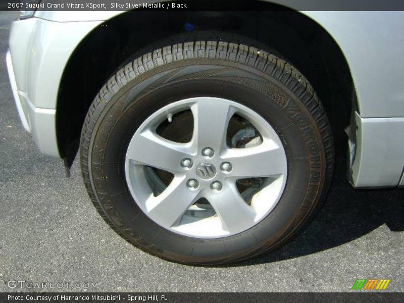 Silky Silver Metallic / Black 2007 Suzuki Grand Vitara XSport