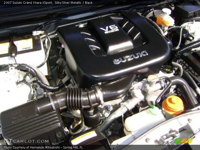 Silky Silver Metallic / Black 2007 Suzuki Grand Vitara XSport