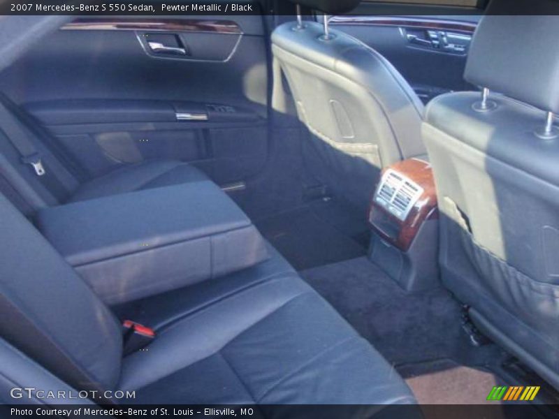 Pewter Metallic / Black 2007 Mercedes-Benz S 550 Sedan