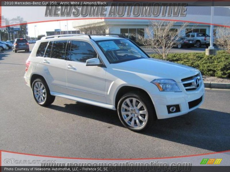 Arctic White / Almond/Black 2010 Mercedes-Benz GLK 350