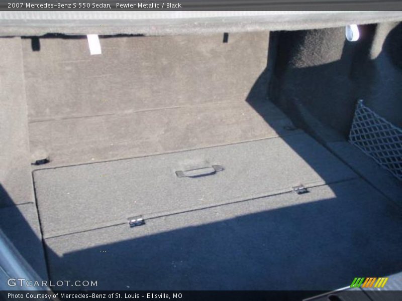 Pewter Metallic / Black 2007 Mercedes-Benz S 550 Sedan
