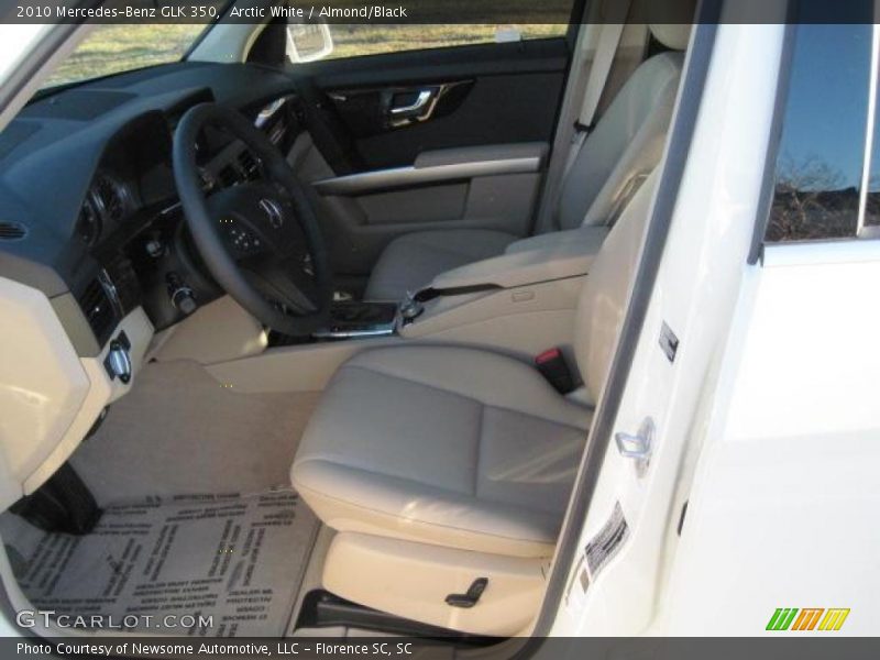 Arctic White / Almond/Black 2010 Mercedes-Benz GLK 350