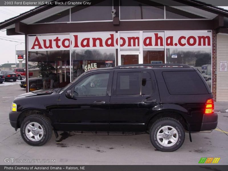 Black / Graphite Grey 2003 Ford Explorer XLS 4x4