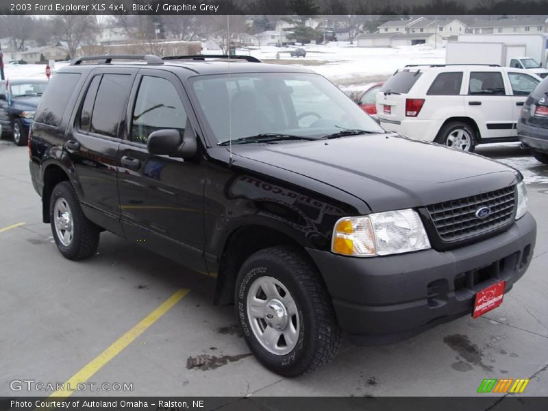 Black / Graphite Grey 2003 Ford Explorer XLS 4x4