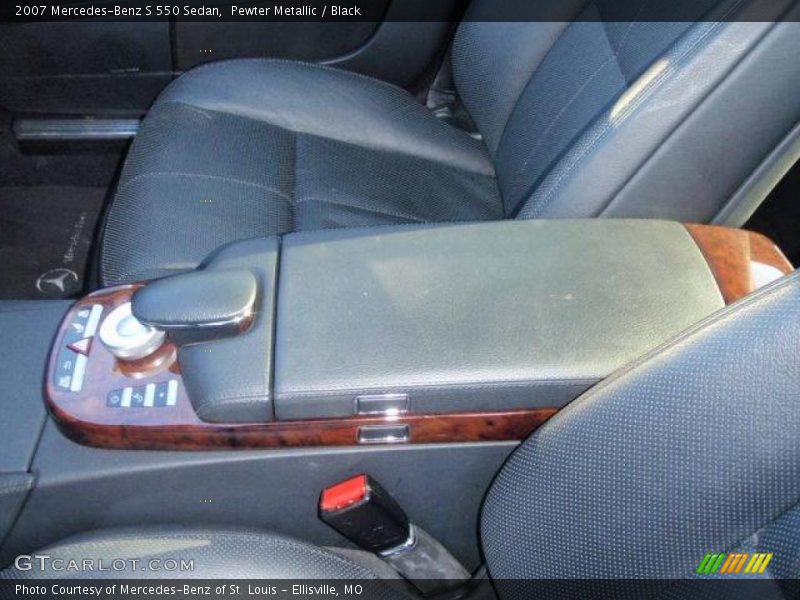 Pewter Metallic / Black 2007 Mercedes-Benz S 550 Sedan