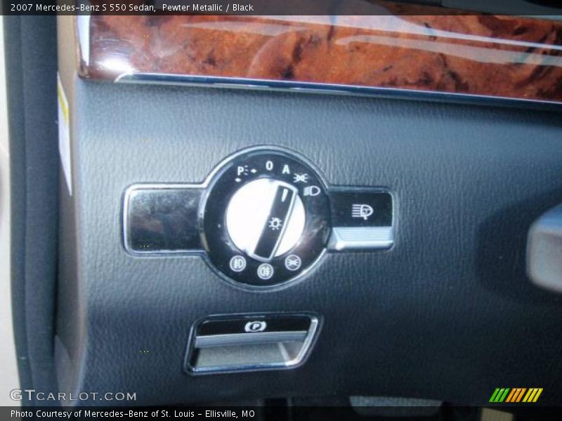 Pewter Metallic / Black 2007 Mercedes-Benz S 550 Sedan