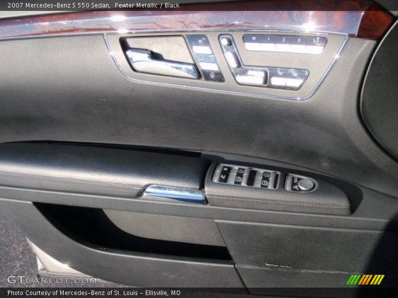 Pewter Metallic / Black 2007 Mercedes-Benz S 550 Sedan