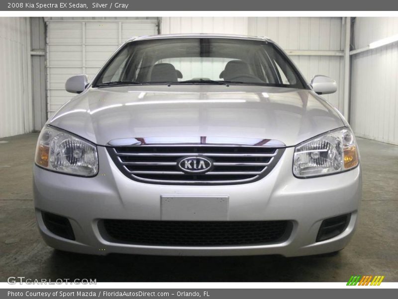Silver / Gray 2008 Kia Spectra EX Sedan