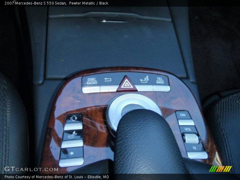 Pewter Metallic / Black 2007 Mercedes-Benz S 550 Sedan