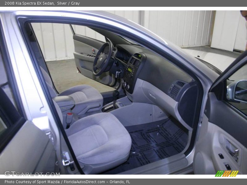 Silver / Gray 2008 Kia Spectra EX Sedan