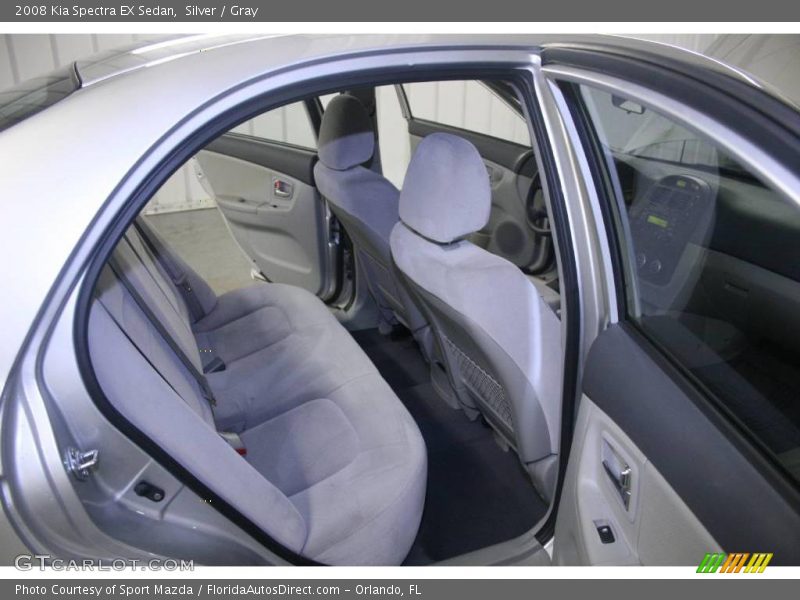Silver / Gray 2008 Kia Spectra EX Sedan