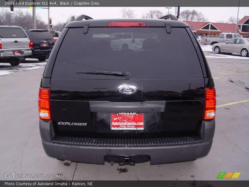 Black / Graphite Grey 2003 Ford Explorer XLS 4x4