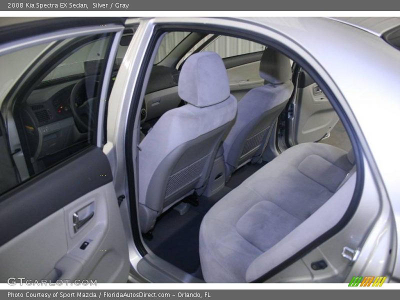 Silver / Gray 2008 Kia Spectra EX Sedan