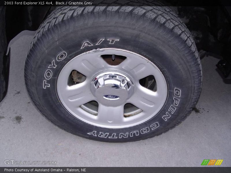 Black / Graphite Grey 2003 Ford Explorer XLS 4x4