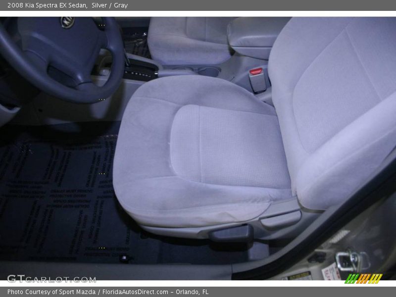 Silver / Gray 2008 Kia Spectra EX Sedan