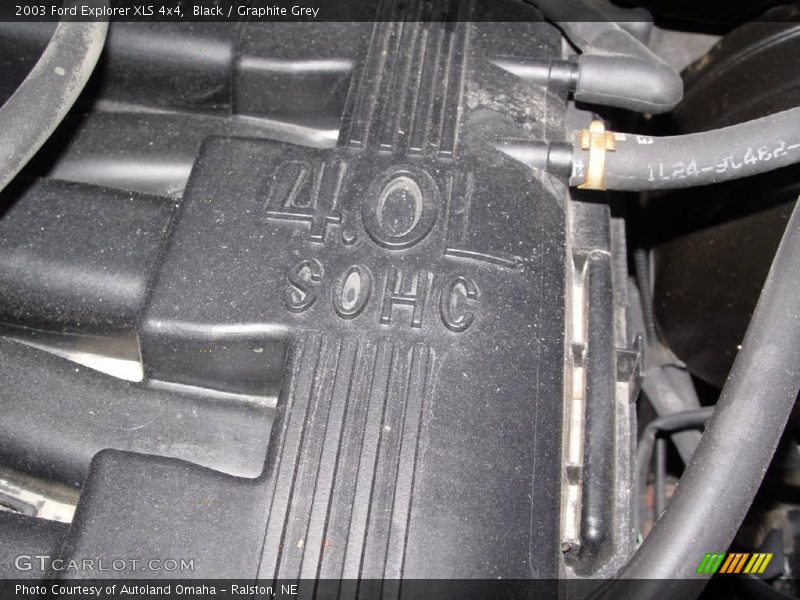 Black / Graphite Grey 2003 Ford Explorer XLS 4x4