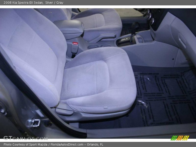 Silver / Gray 2008 Kia Spectra EX Sedan