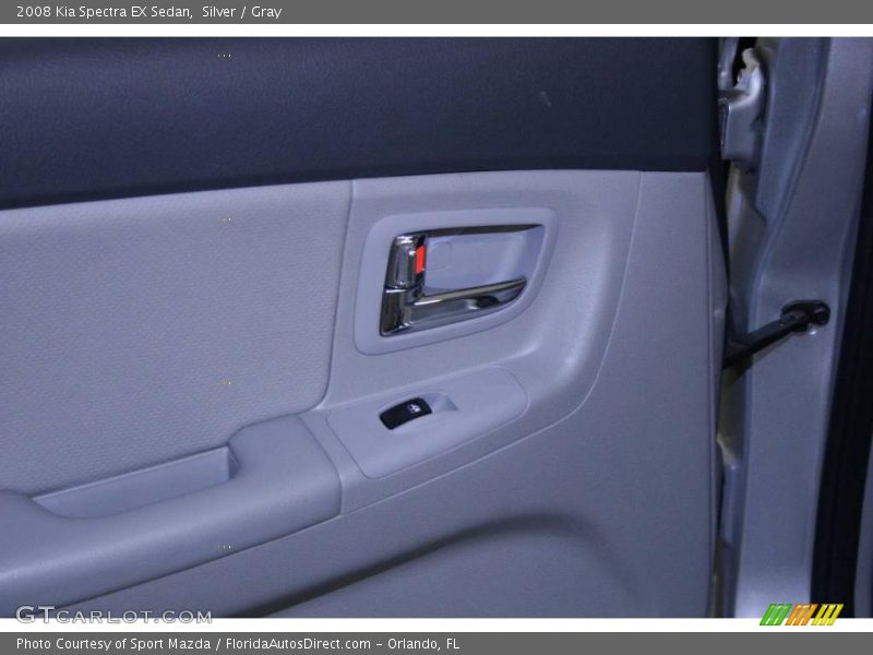 Silver / Gray 2008 Kia Spectra EX Sedan