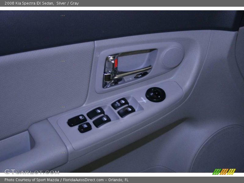 Silver / Gray 2008 Kia Spectra EX Sedan