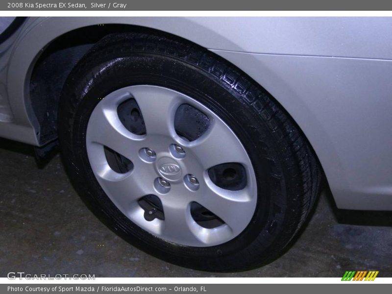 Silver / Gray 2008 Kia Spectra EX Sedan