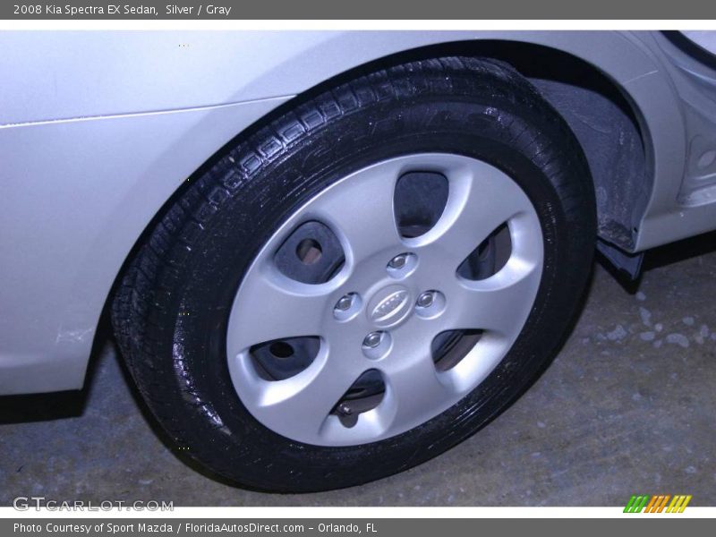 Silver / Gray 2008 Kia Spectra EX Sedan