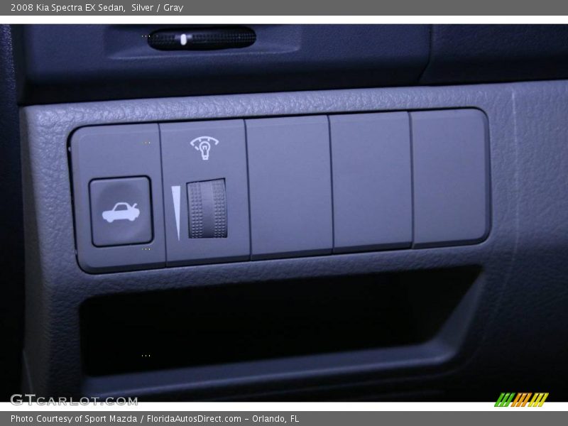 Silver / Gray 2008 Kia Spectra EX Sedan
