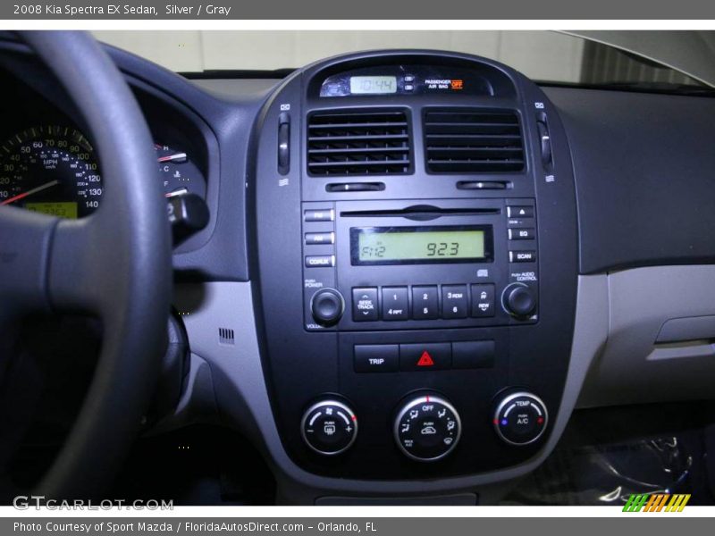 Silver / Gray 2008 Kia Spectra EX Sedan