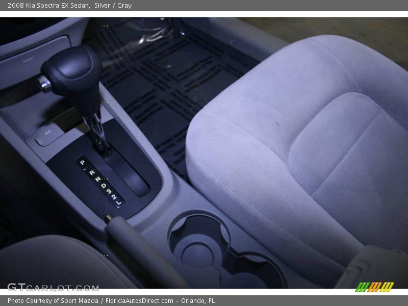 Silver / Gray 2008 Kia Spectra EX Sedan