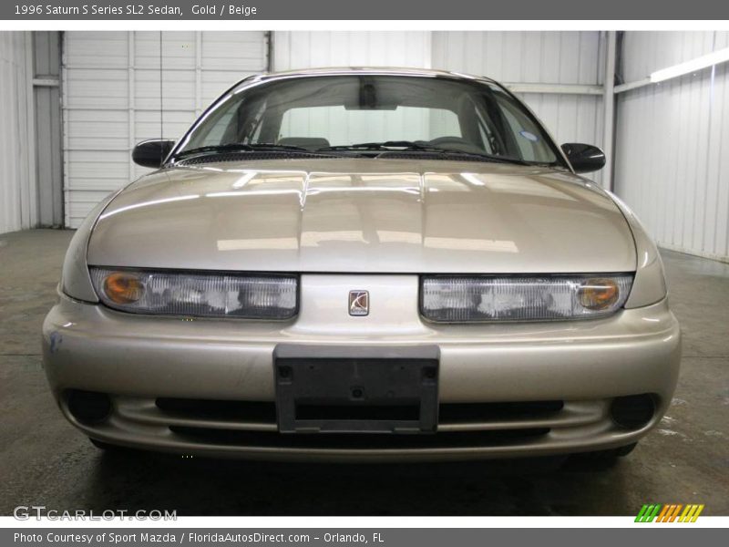 Gold / Beige 1996 Saturn S Series SL2 Sedan
