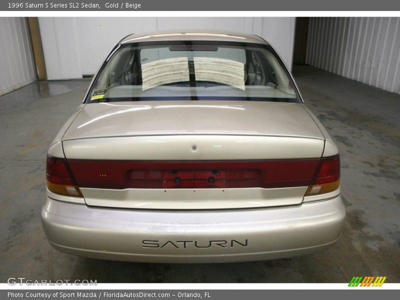 Gold / Beige 1996 Saturn S Series SL2 Sedan