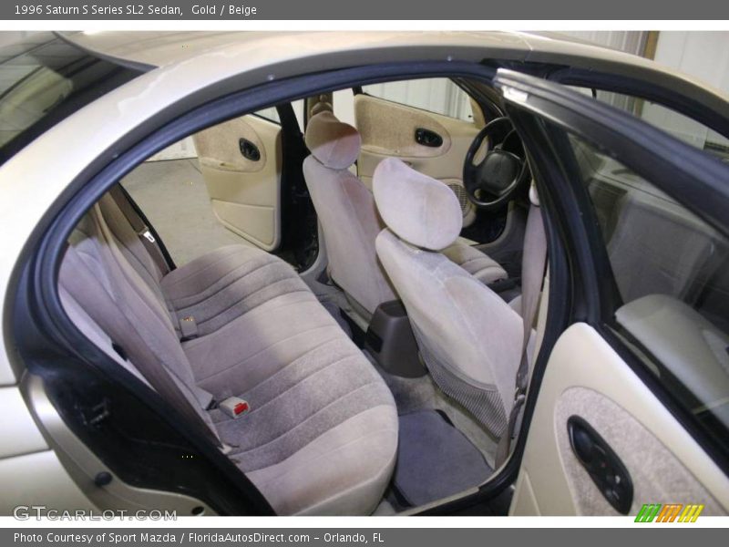 Gold / Beige 1996 Saturn S Series SL2 Sedan
