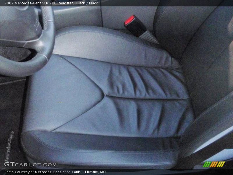 Black / Black 2007 Mercedes-Benz SLK 280 Roadster