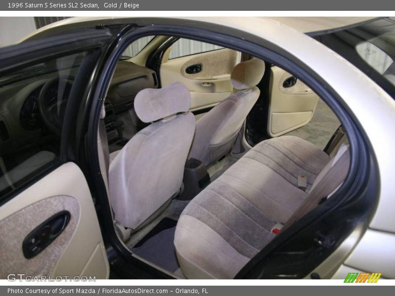 Gold / Beige 1996 Saturn S Series SL2 Sedan