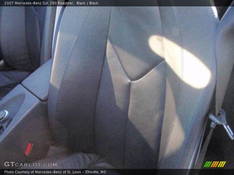 Black / Black 2007 Mercedes-Benz SLK 280 Roadster