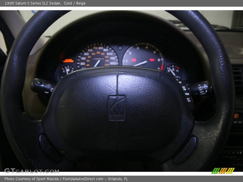 Gold / Beige 1996 Saturn S Series SL2 Sedan