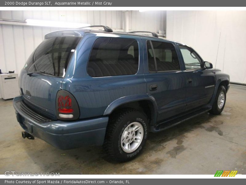 Aquamarine Metallic / Mist Gray 2000 Dodge Durango SLT