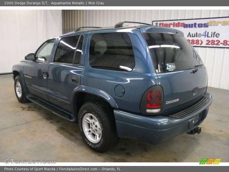 Aquamarine Metallic / Mist Gray 2000 Dodge Durango SLT