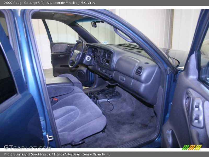 Aquamarine Metallic / Mist Gray 2000 Dodge Durango SLT
