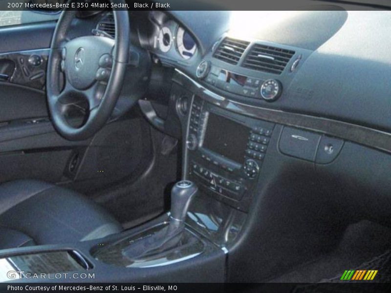 Black / Black 2007 Mercedes-Benz E 350 4Matic Sedan
