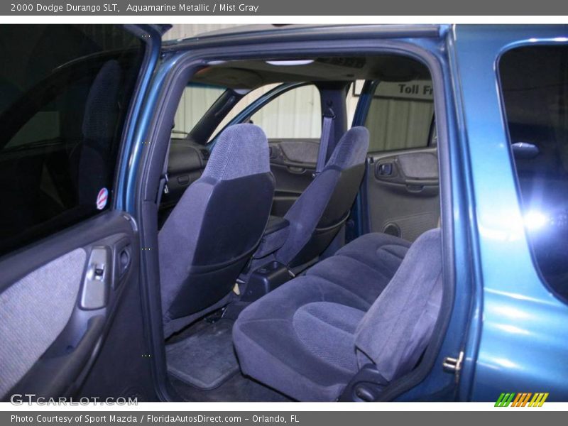 Aquamarine Metallic / Mist Gray 2000 Dodge Durango SLT