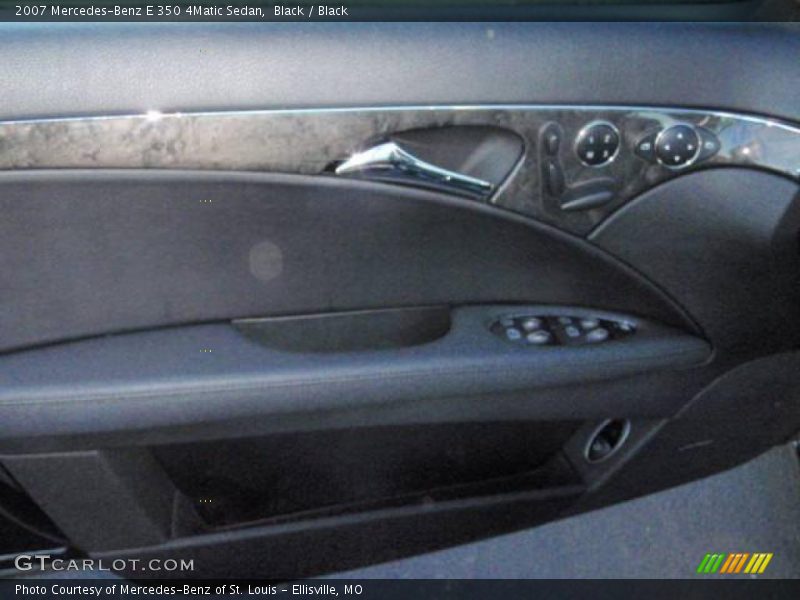 Black / Black 2007 Mercedes-Benz E 350 4Matic Sedan